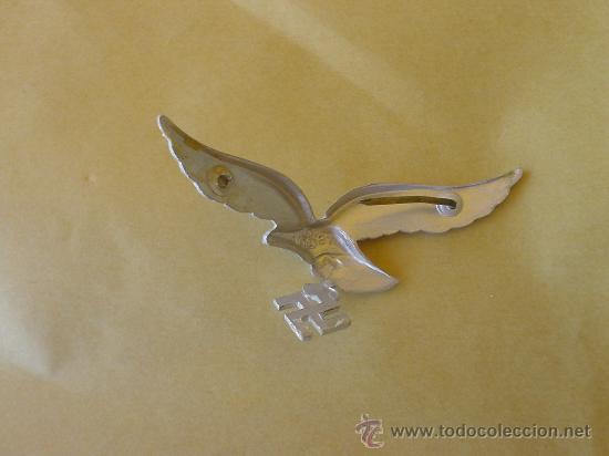 Militaria: INSIGNIA GORRO LUFTWAFFE ORIGINAL  STANDARD ORIGINAL CAP LUFTWAFFE - Foto 3