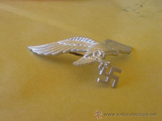 Militaria: INSIGNIA GORRO LUFTWAFFE ORIGINAL  STANDARD ORIGINAL CAP LUFTWAFFE - Foto 4