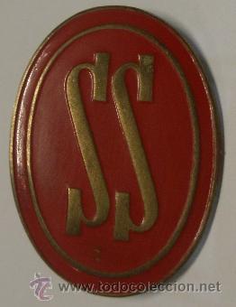 Militaria: Chapa de aguja SS, de 3,2 cms de alto - Foto 1