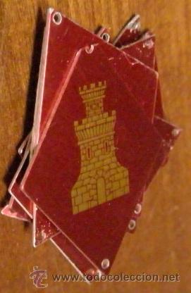 Militaria: Lote de 10 rombos de ingenieros - Foto 1