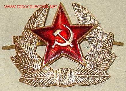 Militaria: Distintivo de gorra para tropa. - Foto 1