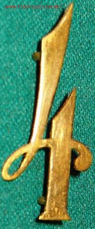 Militaria: N&ordm; 4 de cuello, variante. - Foto 1