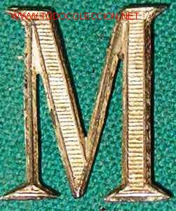 Militaria: M de cuello. - Foto 1