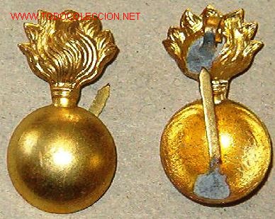 Militaria: Pareja de insignias de cuello. - Foto 1