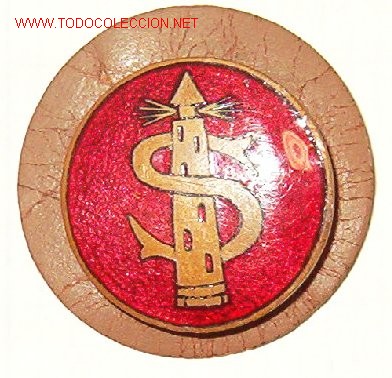 Militaria: Insignia de ojal esmaltada. (&iquest;de faros?) - Foto 1