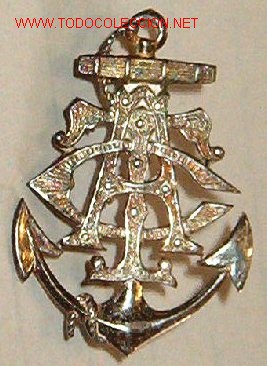 Militaria: Insignia de cuello de 2,2 cms. - Foto 1
