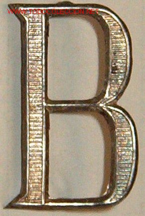 Militaria: B de cuello. - Foto 1