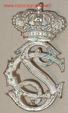 Militaria: Insignia CS de 4 cms, de ovalillos - Foto 1