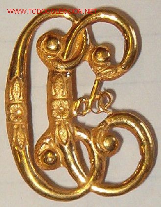 Militaria: Insignia de cuello C de C. - Foto 1