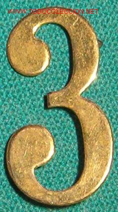 Militaria: N&ordm;3 de Infanter&iacute;a, plano - Foto 1
