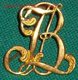 Militaria: Insignia de cuello JB. - Foto 1