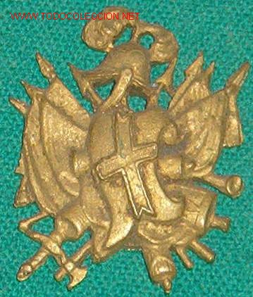 Militaria: Escudo Nobiliario  3  8 x 2  8 cms - Foto 1