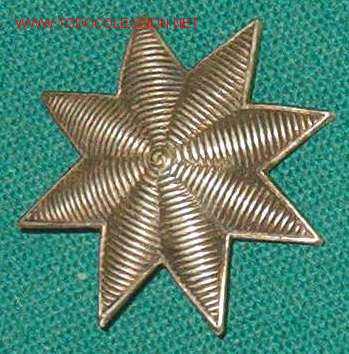 Militaria: Estrella de comandante, plateada - Foto 1