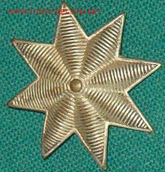 Militaria: Estrella de comandante, blanca - Foto 1