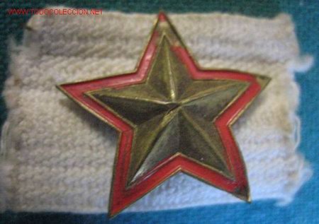 Militaria: Estrella de 5 puntas, de 2 cms. - Foto 1