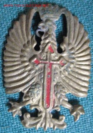 Militaria: Aguila de gorra monta&ntilde;era. - Foto 1