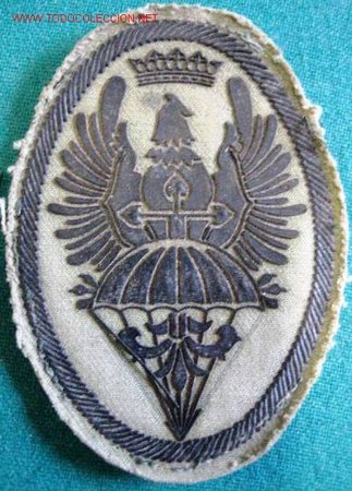 Militaria: Parche de brazo de faena de paracas, termopl&aacute;stico - Foto 1