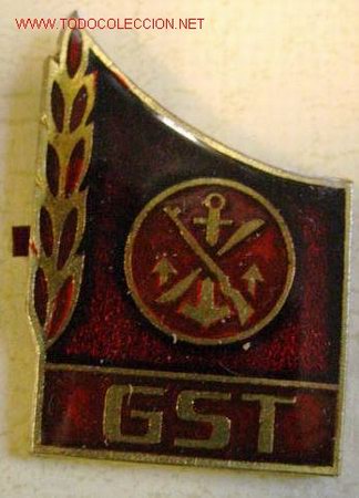 Militaria: Distintivo de la RDA en caja. - Foto 1
