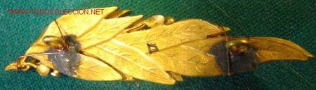 Militaria: Pareja de insignias de cuello de 55 cms - Foto 1