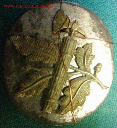 Militaria: Pareja de insignias de cuello de 3 cms - Foto 1