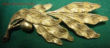 Militaria: Insignia de cuello de 6,5 cms. - Foto 1