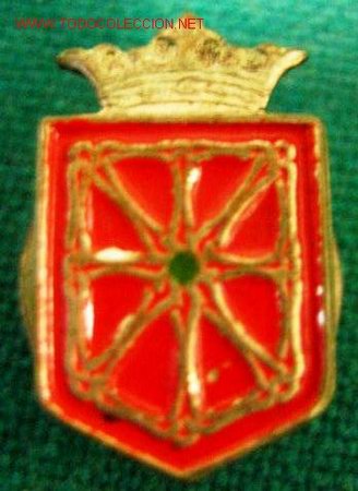 Militaria: Insignia de ojal de Navarra. - Foto 1