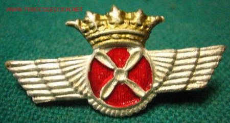 Militaria: Insignia de cuello de aviaci&oacute;n. - Foto 1