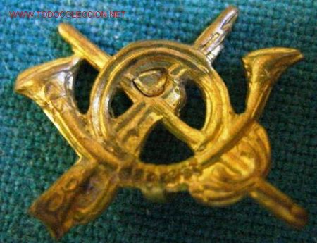 Militaria: Insignia de infater&iacute;a de 2 x 1,5 cms. - Foto 1