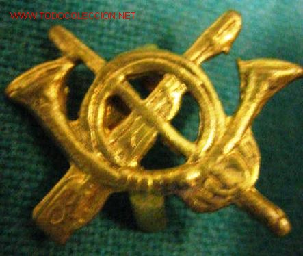 Militaria: Insignia de infater&iacute;a de 2 x 1,5 cms. - Foto 1