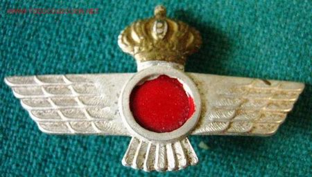 Militaria: Alas de aviaci&oacute;n de 3,8 cms., de cuello. - Foto 1