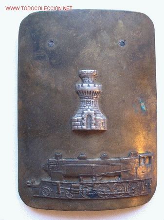 Militaria: placa de pecho ingenieros ferroviarios - Foto 2