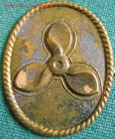 Militaria: &Oacute;valo centro de gorra de plato - Foto 1