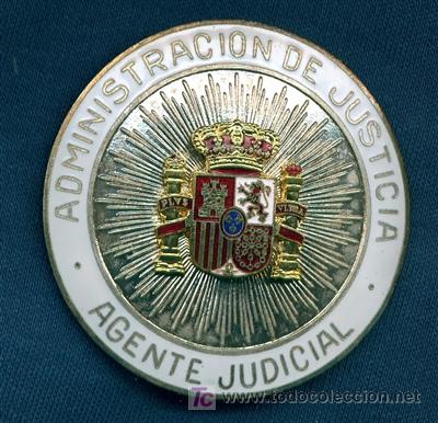 Administracion De Justicia Placa De Agente Jud Buy International Military Decorations And Pins At Todocoleccion