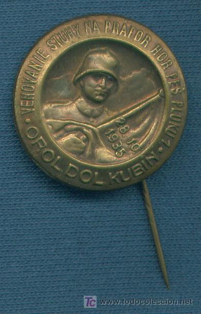 Military Antiques: Rep&uacute;blica Checoslovaca. Insignia patri&oacute;tica. 1935.