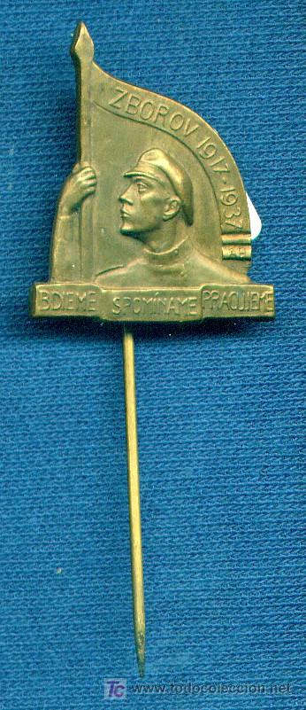 Militaria: Rep&uacute;blica Checoslovaca. Insignia patri&oacute;tica. Legi&oacute;n Checa. 1937.