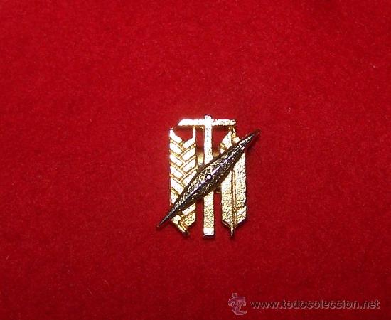 Militaria: Insignia ojal SINDICATO VERTICAL - Foto 1