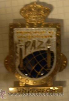 Militaria: Insignia UNPROFOR, con cierre de pin - Foto 1