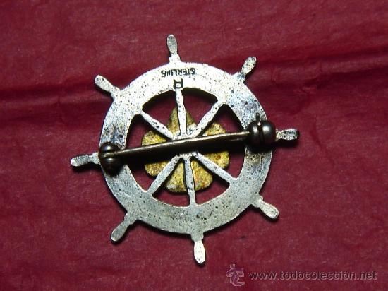 Militaria: Insignia de marina en plata &aacute; clasificar - Foto 2