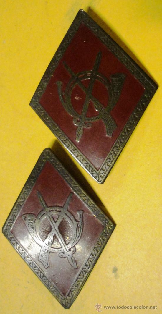 Militaria: Pareja de rombos de Infanter&iacute;a - Foto 1