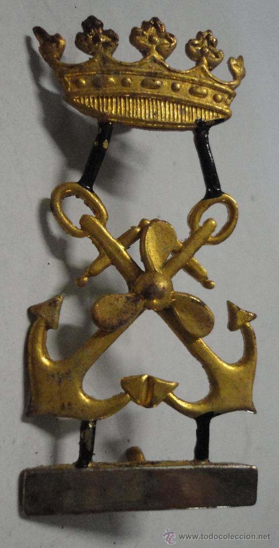 Militaria: Insignia de hombrera de marina - Foto 1