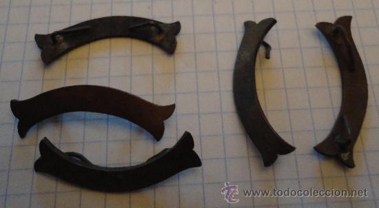 Militaria: 5 t&iacute;tulos en blanco, de 2, 5 cms - Foto 1