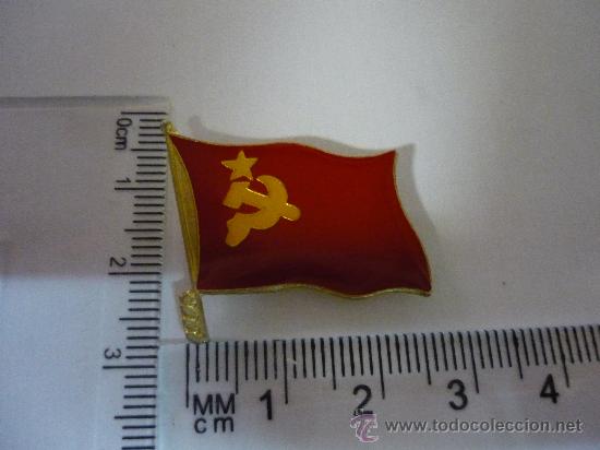 Military Antiques: PINS DE METAL , hoz y martillo simbolo comunista , A&Ntilde;OS 70 - 80