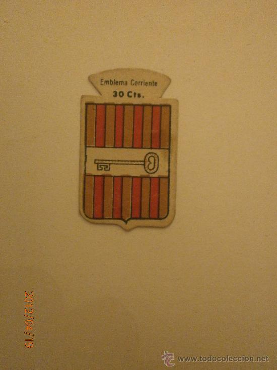 Military Antiques: EMBLEMA CORRIENTE , 30 CTS ,ALCIRA ,SERIE B- N&ordm; 225-