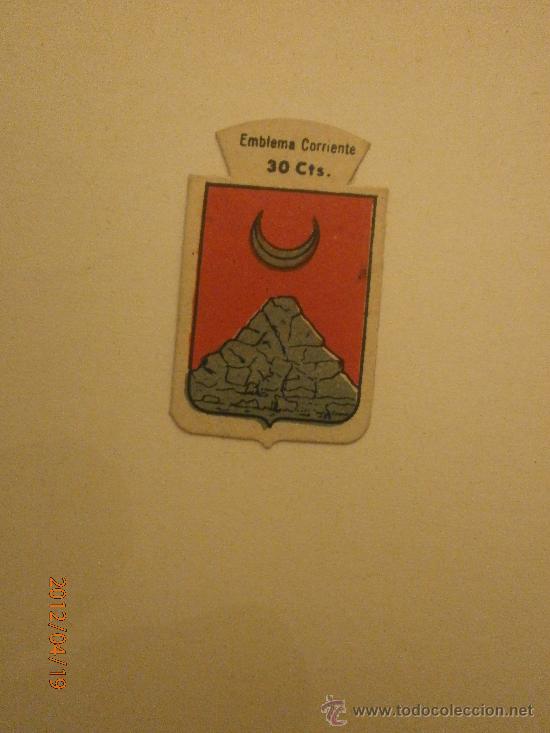 Military Antiques: EMBLEMA CORRIENTE , 30 CTS SANTALO , SERIE B - N&ordm; 255-