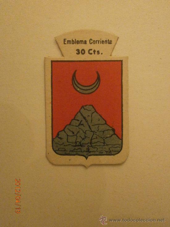 Military Antiques: EMBLEMA CORRIENTE 30 CTS  ,SANTALO , SERIE B -N&ordm; 255-