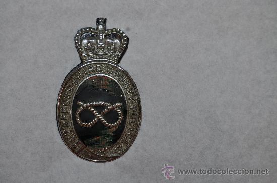 Militaria: PLACA DE GORRA DE UN CONDADO DE INGLATERRA - Foto 1