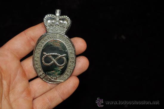 Militaria: PLACA DE GORRA DE UN CONDADO DE INGLATERRA - Foto 4