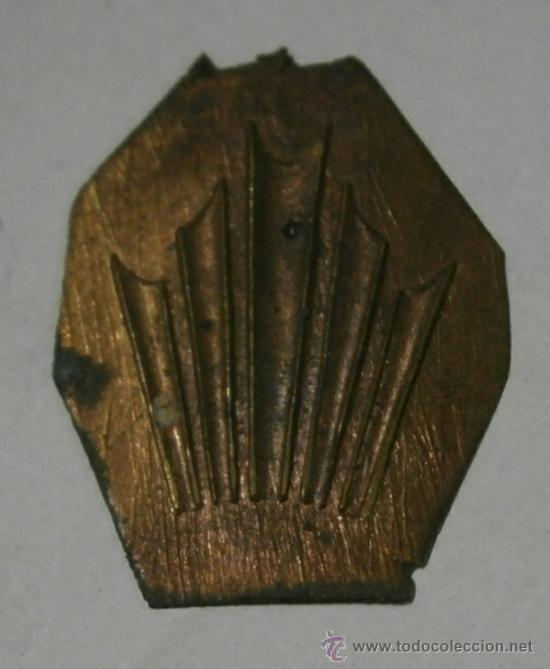 Militaria: pieza de placa, por terminar. - Foto 1