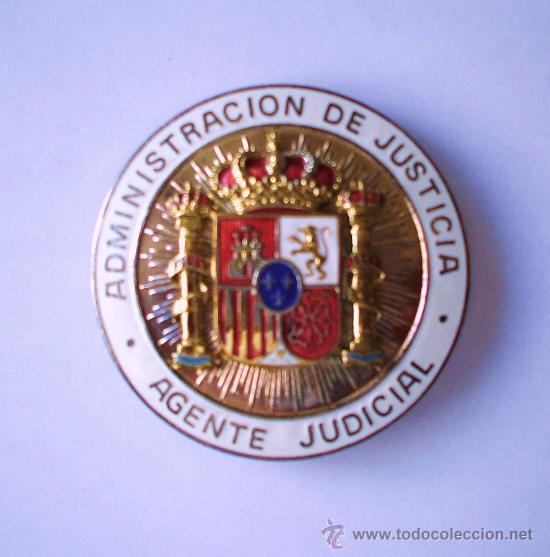 Placa Antigua Agente Judicial Administracion D Vendido En Venta Directa