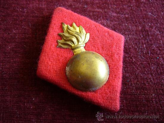 Militaria: Rombo antiguo de artiller&iacute;a espa&ntilde;ola